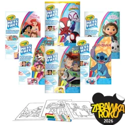 Crayola Kolorowanka dla dzieci i 4 niebrudzące magiczne flamastry Color Wonder Mess Free Kraina Lodu 3+