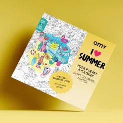 OMY Kolorowanka 100x70cm I LOVE SUMMER