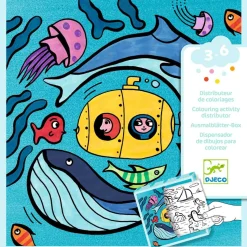 Djeco Kolorowanki z grami OCEAN
