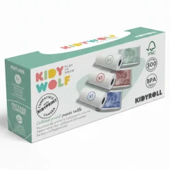 Kidywolf Kolorowe rolki papieru termicznego samoprzylepnego do aparatu KIDYROLL