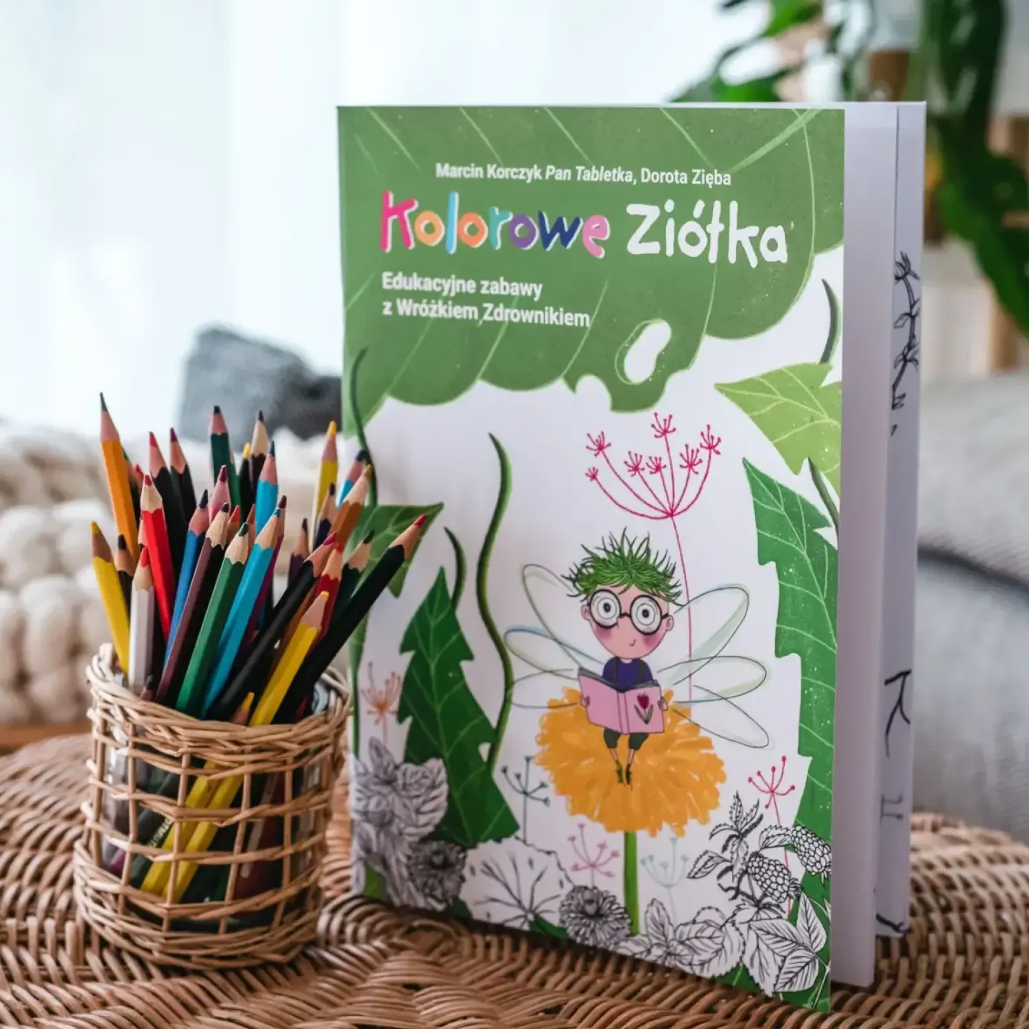 Pan Tabletka “Kolorowe ziółka” – książeczka edukacyjna dla dzieci