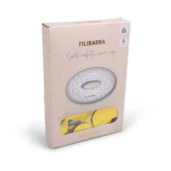 Filibabba Koło do pływania Alfie Gold Confetti