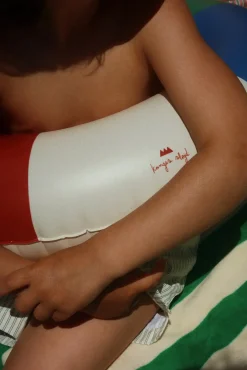 Konges slojd Koło do pływania Junior - green stripe