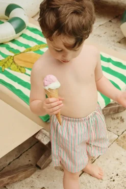 Konges slojd Koło do pływania Junior - green stripe