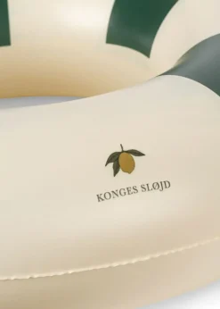 Konges slojd Koło do pływania Junior - green stripe