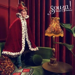 Souza! Kostium peleryna króla Louis 4-8 lat