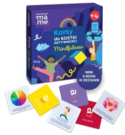rozwojowa mama Kostka aktywności - mindfulness. Gra + mini e-book 4+