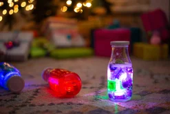 Glo Pals Kostki sensoryczne świecące w wodzie edycja świąteczna - zabawka kąpielowa, kolor zielony