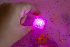 Glo Pals Kostki sensoryczne świecące w wodzie Ida księżniczka - zabawka kąpielowa, różowy