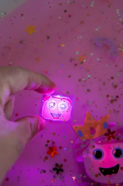 Glo Pals Kostki sensoryczne świecące w wodzie Ida księżniczka - zabawka kąpielowa, różowy