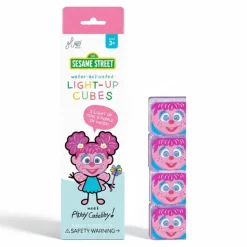 Glo Pals Kostki sensoryczne świecące w wodzie Abby Ulica Sezamkowa - zabawka kąpielowa