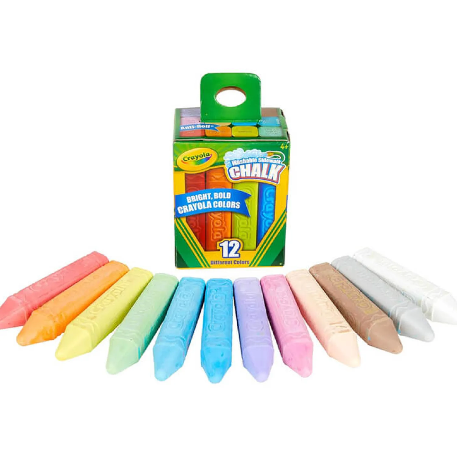Crayola Kreda chodnikowa kolorowa, 16szt.