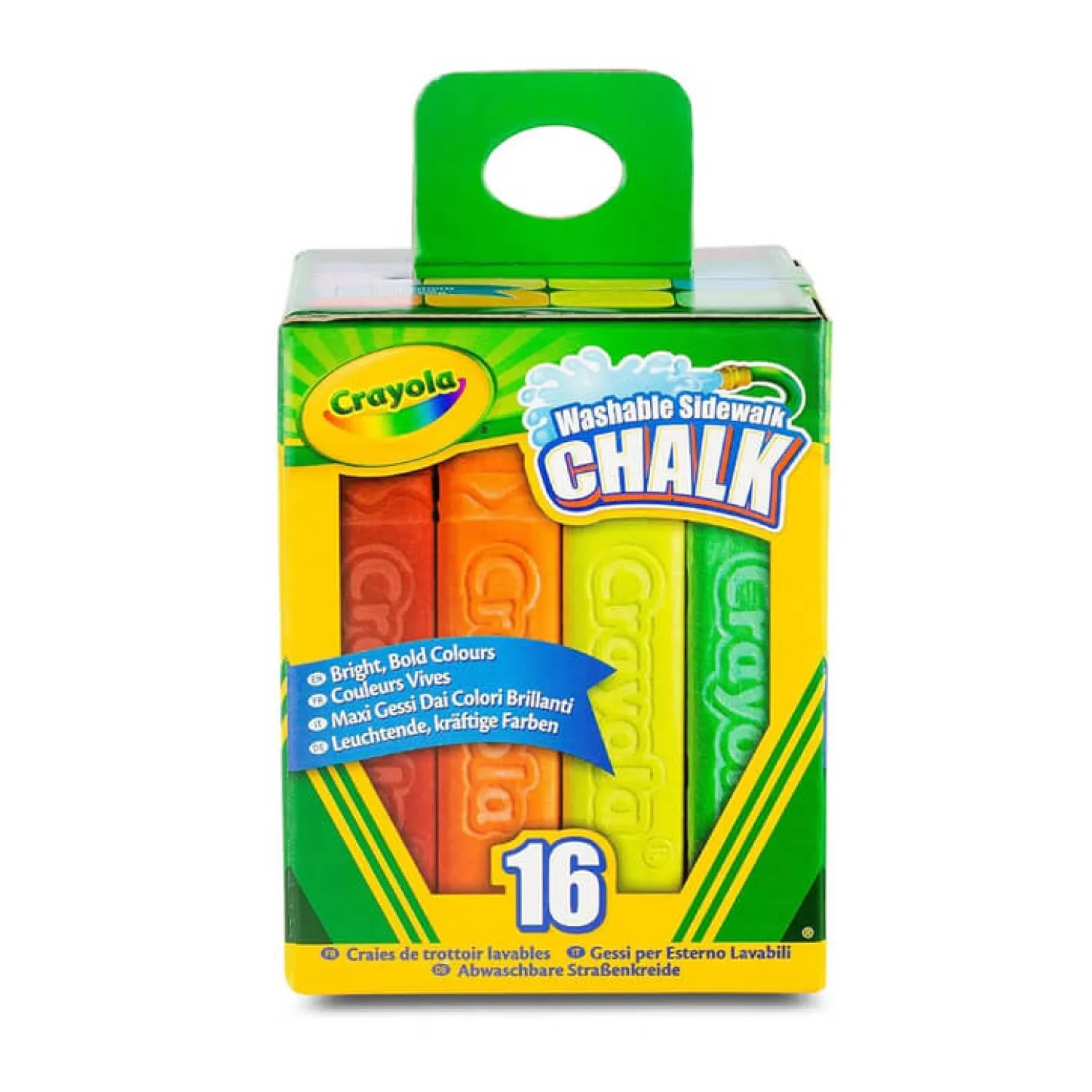 Crayola Kreda chodnikowa kolorowa, 16szt.