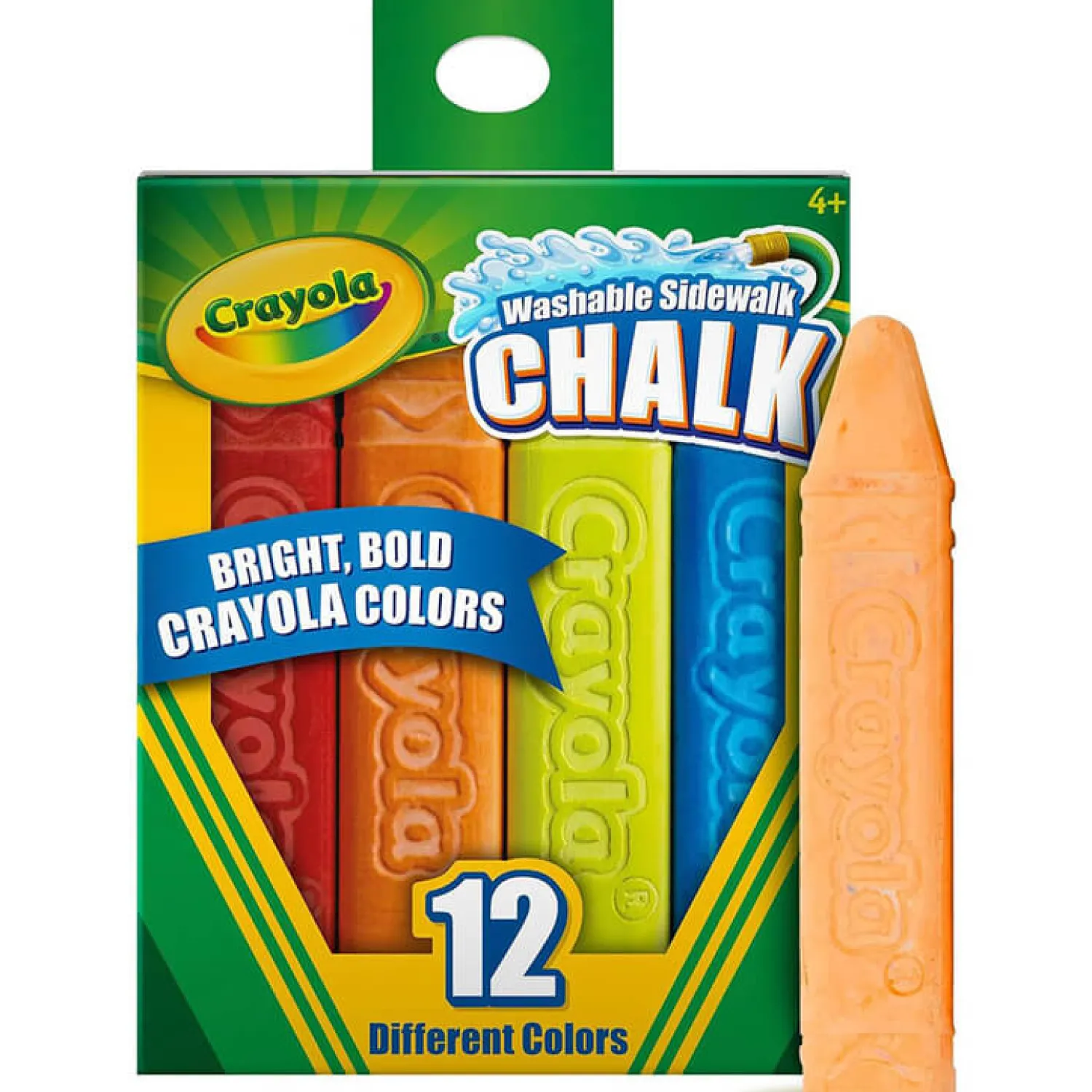 Crayola Kreda chodnikowa kolorowa, 16szt.