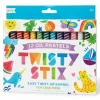 Ooly Kredki olejne wykręcane pastele 12 szt. Twisty Stix