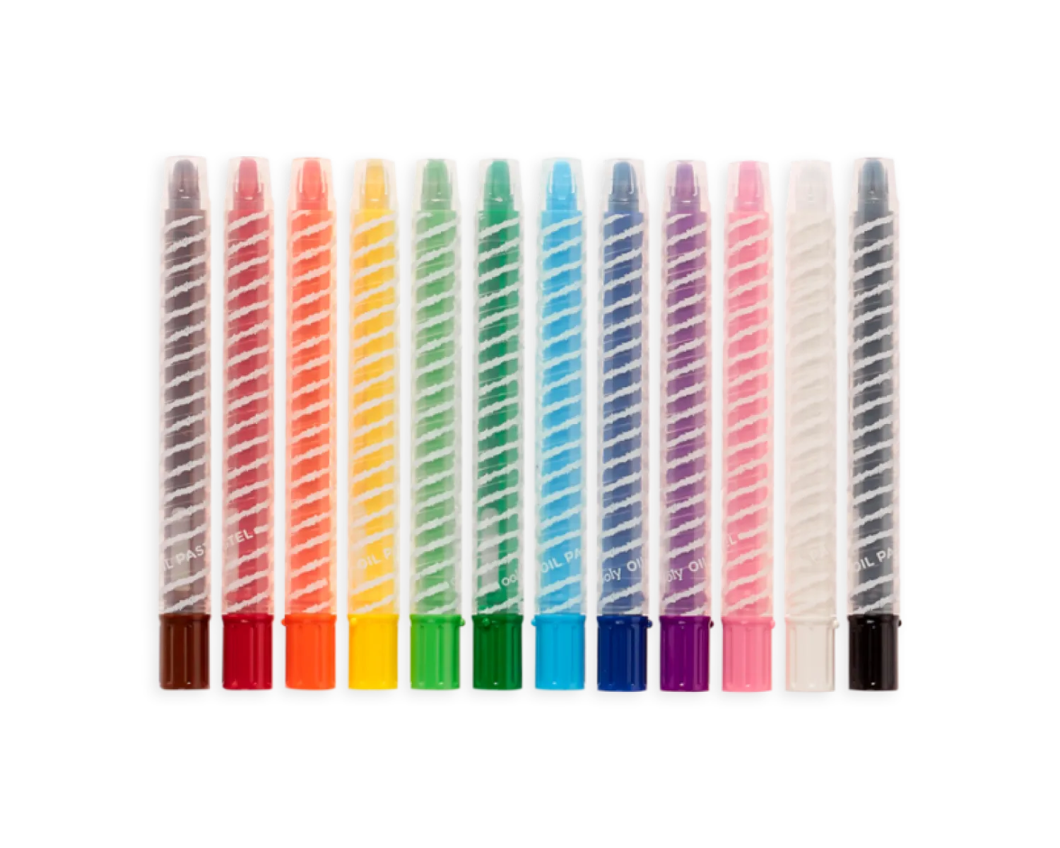 Ooly Kredki olejne wykręcane pastele 12 szt. Twisty Stix