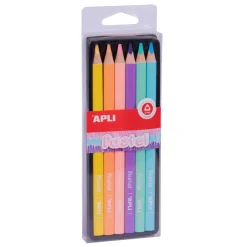 Apli Kids Kredki ołówkowe Jumbo - pastel