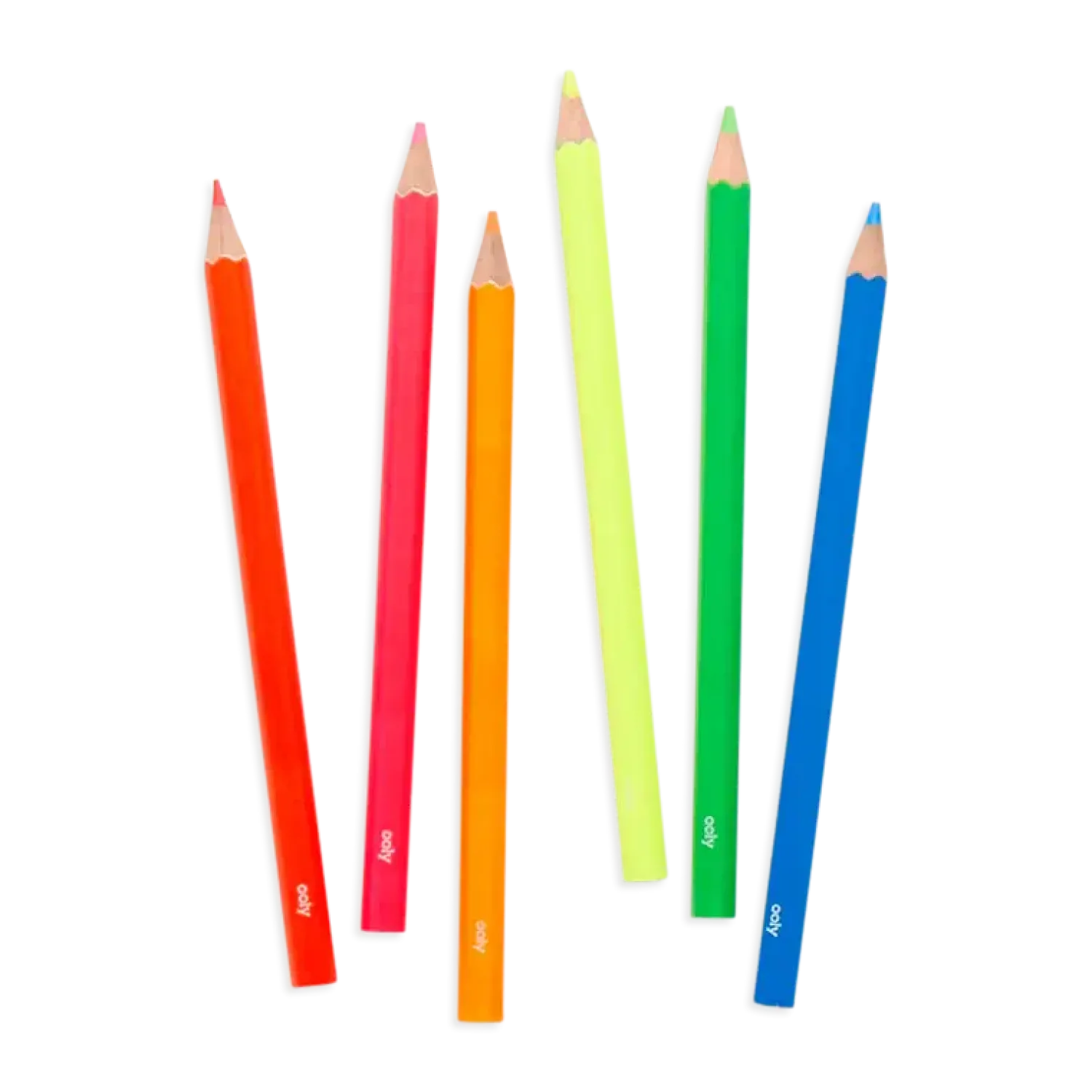 Ooly Kredki Ołówkowe Neonowe Grube - Jumbo Brights
