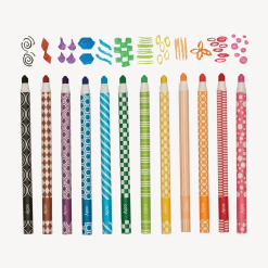 Ooly Kredki świecowe obierane Color Appeel, 12 szt.