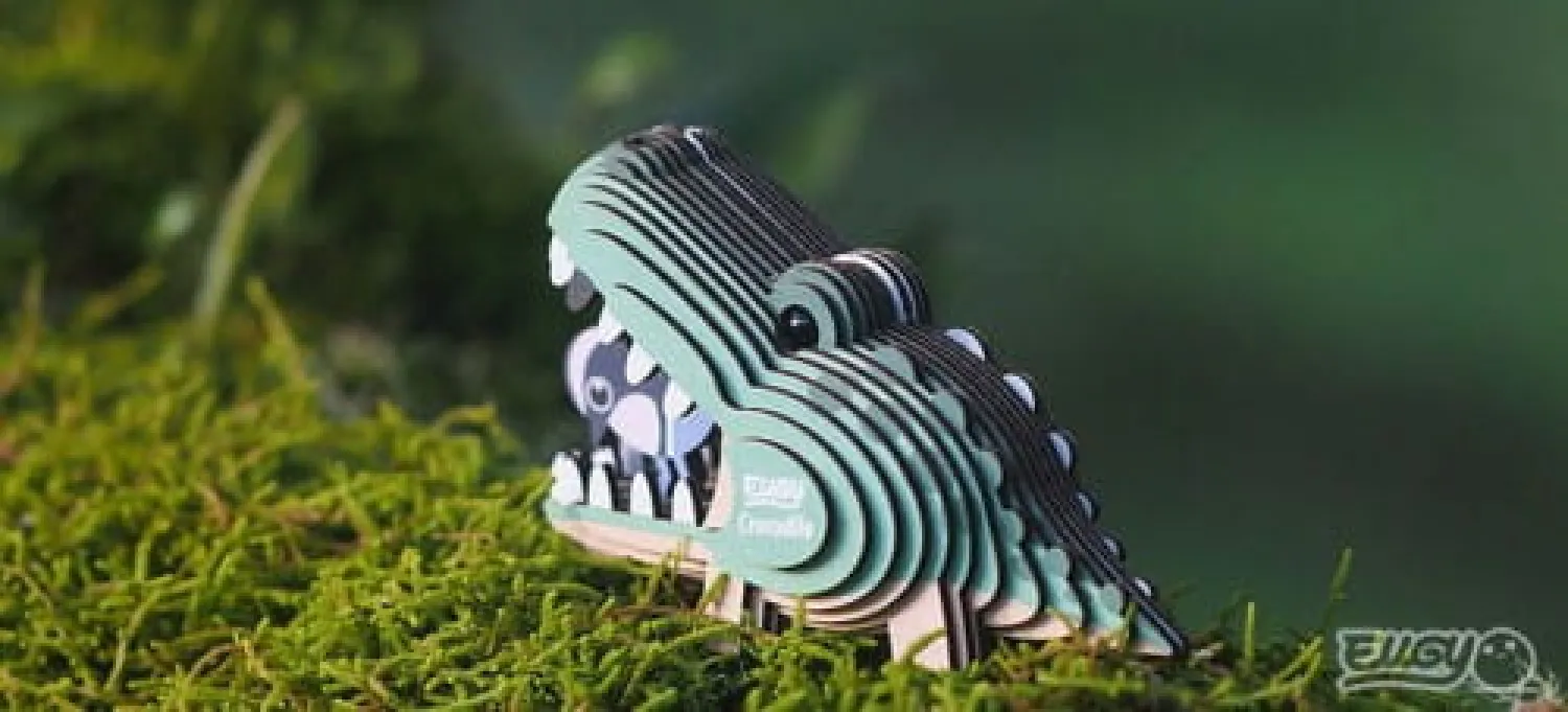 Eugy Krokodyl Eko Układanka 3D