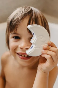 Miniu Księżyc - kula do kąpieli dla dzieci tworząca kolorowy wir, 120 g