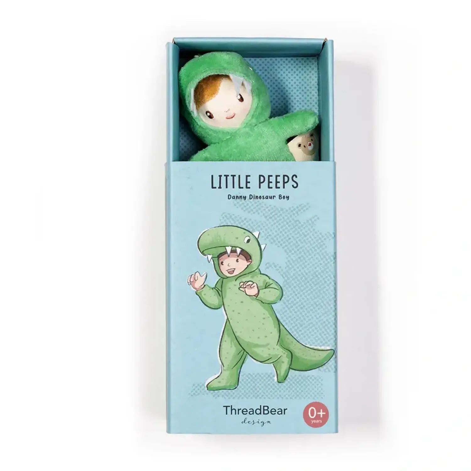 ThreadBear Design Laleczka w pudełku - Dinozaur Danny