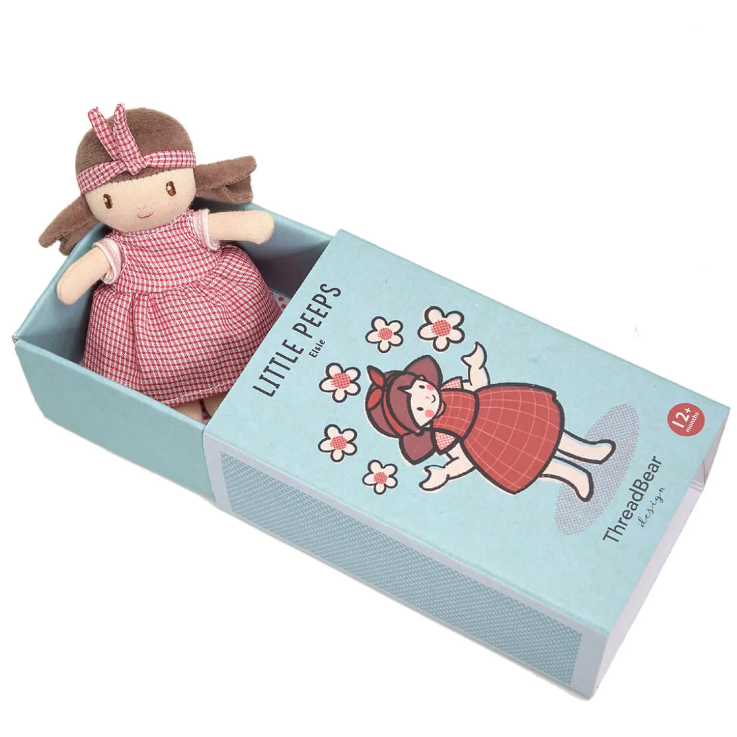 ThreadBear Design Laleczka w pudełku - dziewczynka Elsie