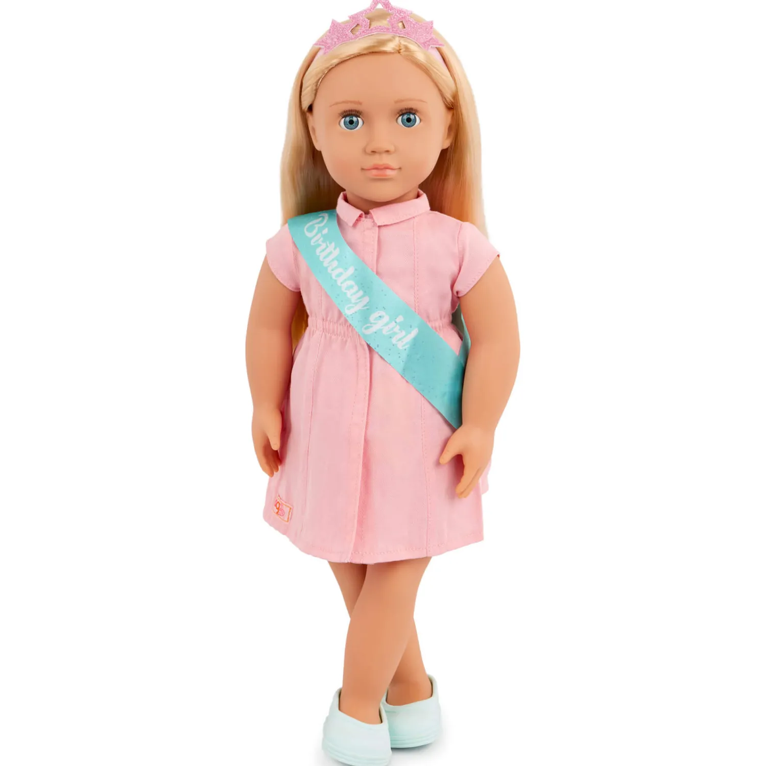 OurGeneration Lalka BRENNA 46cm - Blondynka z balonikami