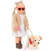 OurGeneration Lalka MARLOW 46cm – niewidoma z psem przewodnikiem