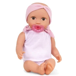 LullaBaby Lalka niemowlę z wózkiem gondolą i akcesoriami