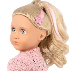 OurGeneration Lalka STELLA 46cm z dodatkowymi ubrankami i akcesoriami - elegancki zestaw prezentowy