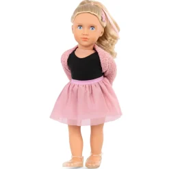 OurGeneration Lalka STELLA 46cm z dodatkowymi ubrankami i akcesoriami - elegancki zestaw prezentowy