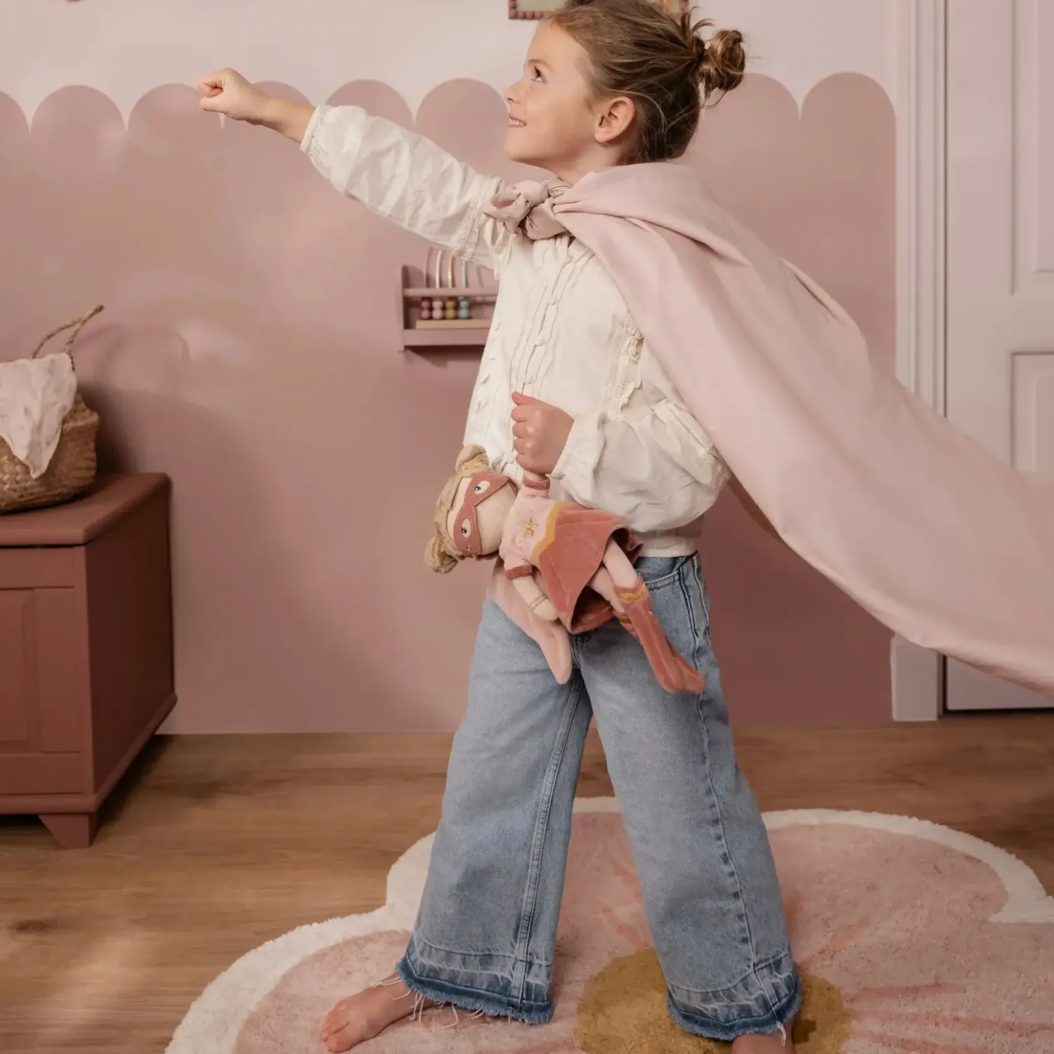 Little Dutch Lalka Supehero Rosa 35 cm