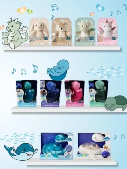Dzieci Cloud b Lampka Tranquil Turtle Ocean - żółw zielony