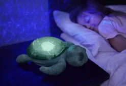 Dzieci Cloud b Lampka Tranquil Turtle Ocean - żółw zielony