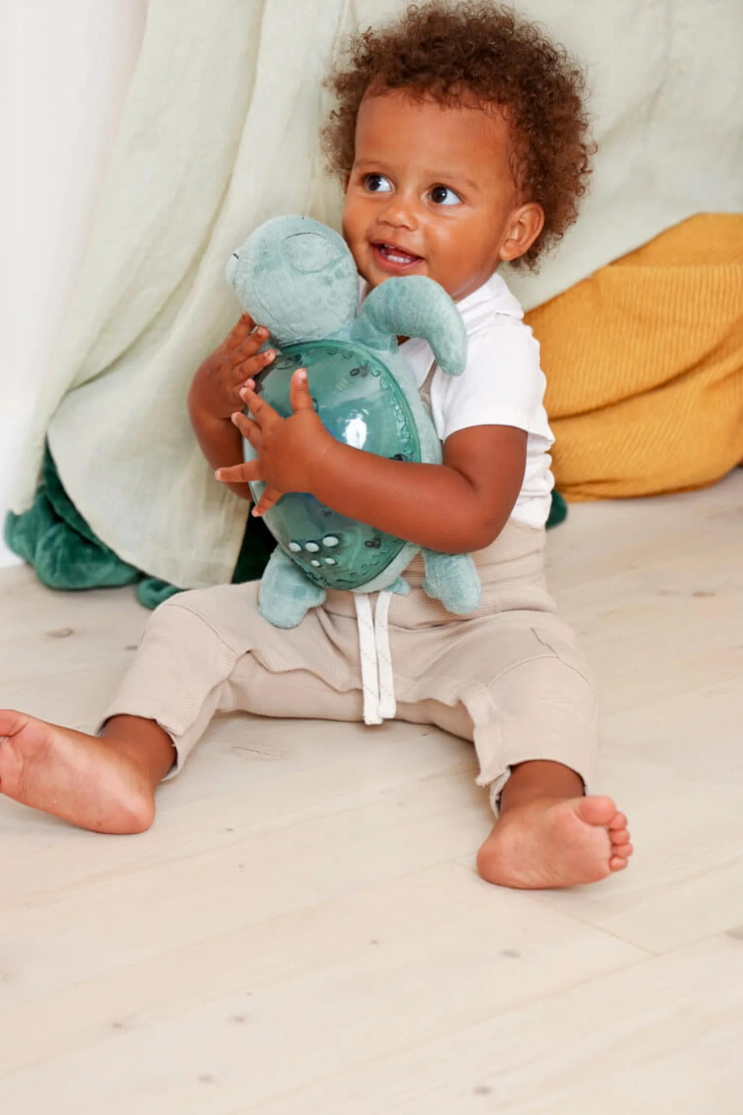 Dzieci Cloud b Lampka Tranquil Turtle Ocean - żółw zielony