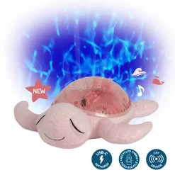 Dzieci Cloud b Lampka Tranquil Turtle Ocean Eco - żółw różowy