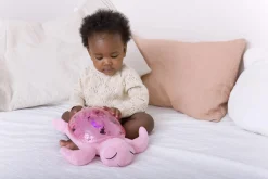Dzieci Cloud b Lampka Tranquil Turtle Ocean Eco - żółw różowy