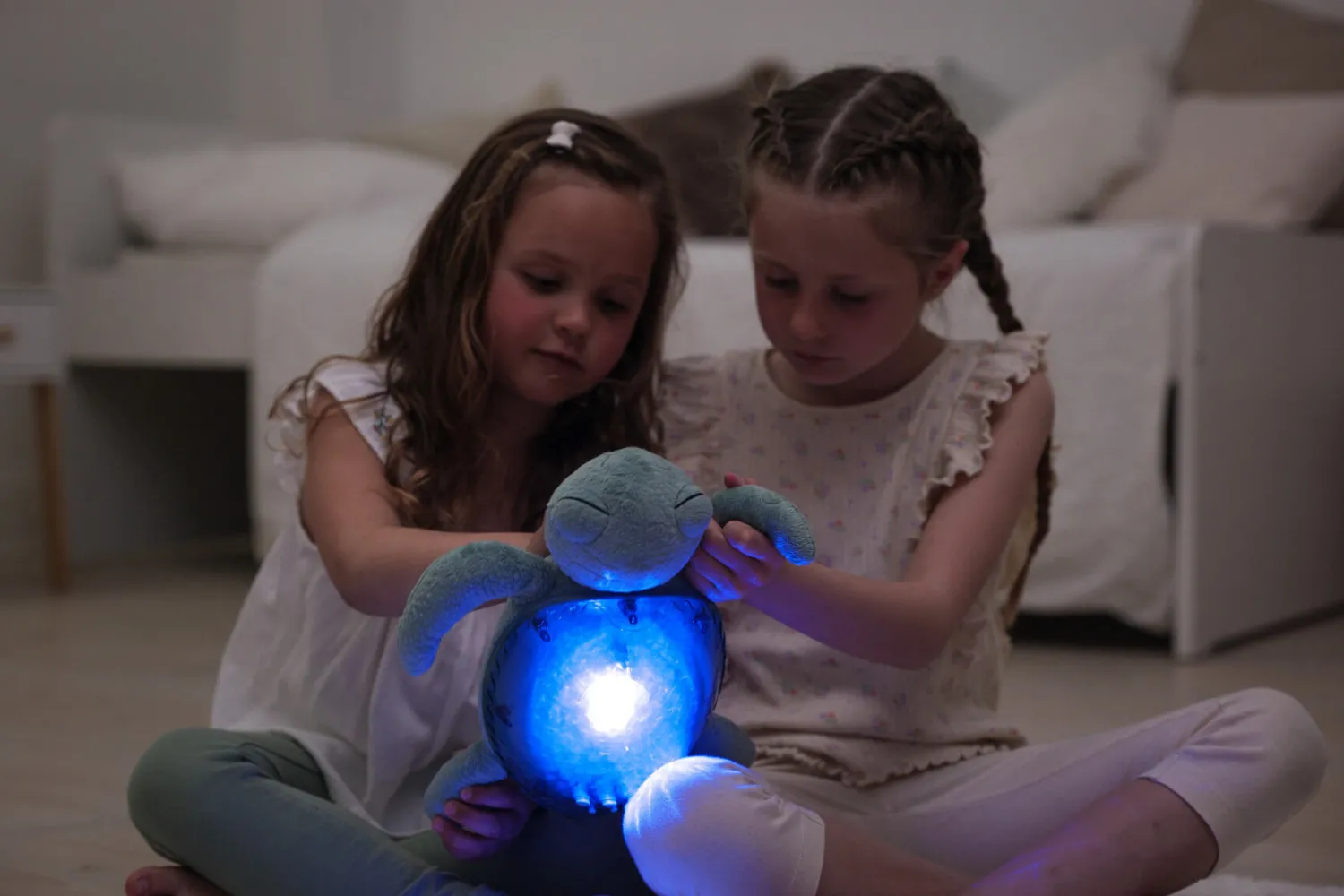 Dzieci Cloud b Lampka Tranquil Turtle Ocean Eco - żółw zielony