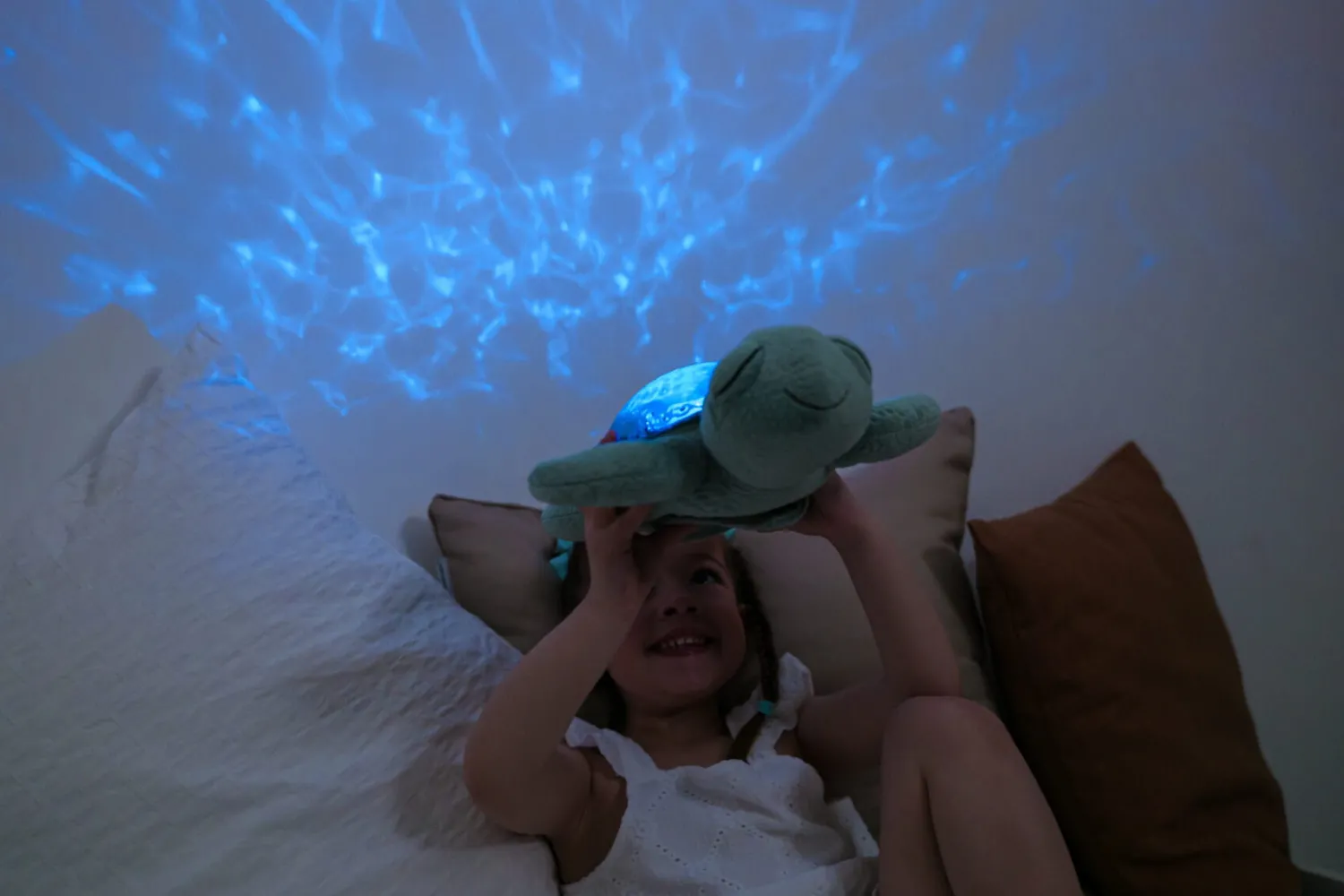 Dzieci Cloud b Lampka Tranquil Turtle Ocean Eco - żółw zielony