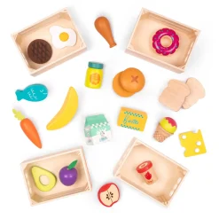 B.Toys Little Foodie Groups – drewniane skrzyneczki z produktami spożywczymi