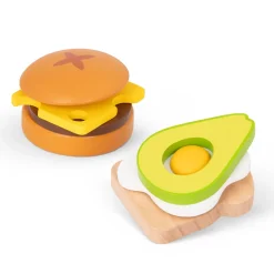 B.Toys Little Foodie Groups – drewniane skrzyneczki z produktami spożywczymi