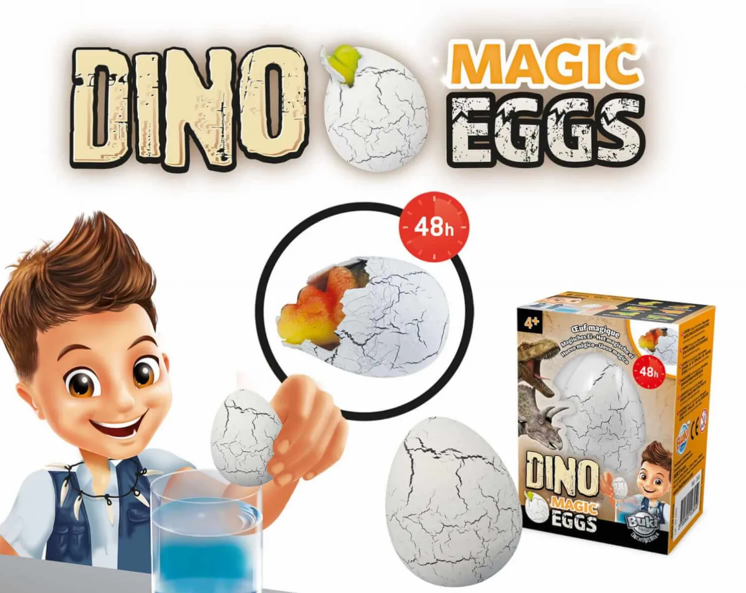 Buki Magiczne jajko dinozaura