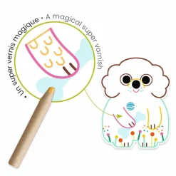 Djeco Magiczne kolorowanki - DOMOWE ZWIERZĄTKA