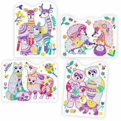 Djeco Magiczne kolorowanki - LEŚNE ZWIERZĄTKA 3+