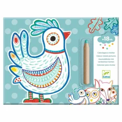 Djeco Magiczne kolorowanki - LEŚNE ZWIERZĄTKA 18m+