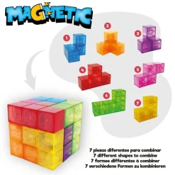 Juegaconmigo Magnetyczna kostka Magic Magnetic Cube