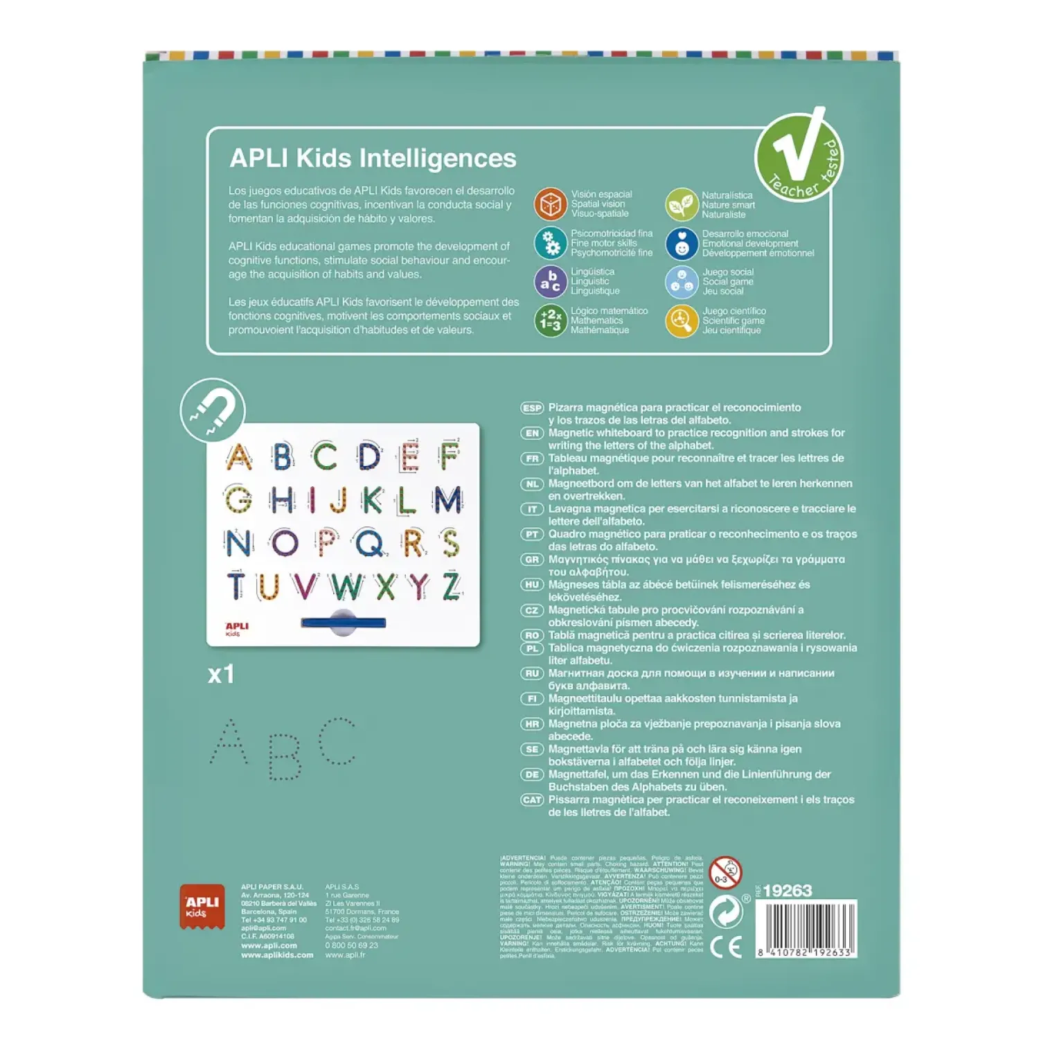Apli Kids Magnetyczna tablica - Litery ABC