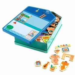 Djeco Magnetyczne puzzle DOMEK KOTKÓW