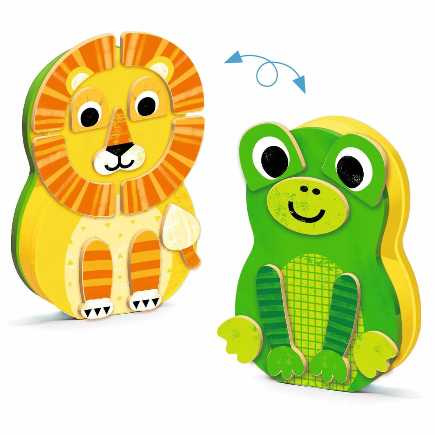 Djeco Magnetyczne puzzle ZANIMALS